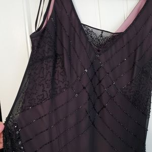 Black beaded dress